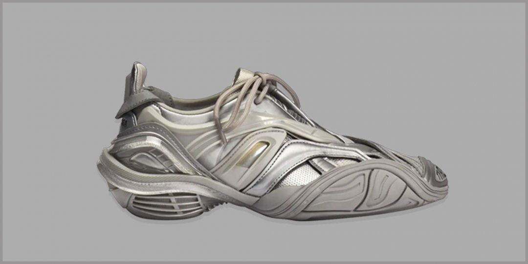 Balenciaga silver sneaker