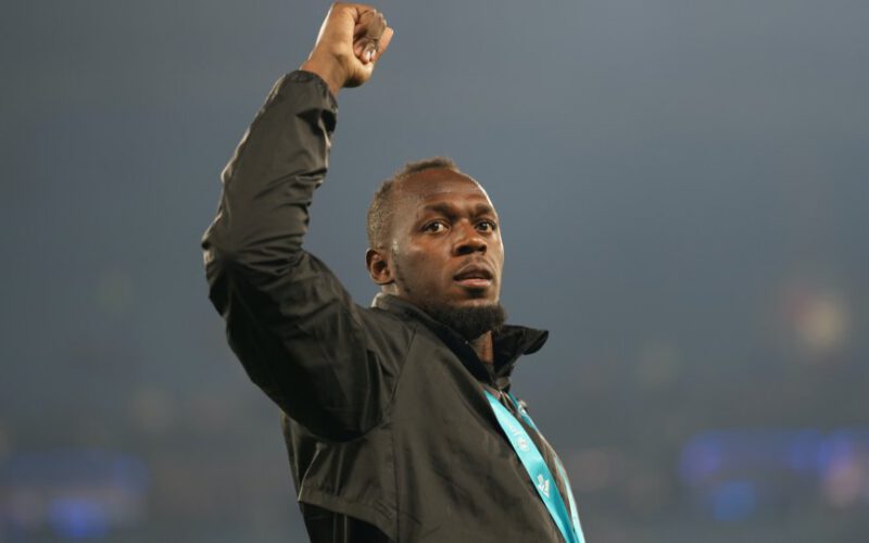 Usain Bolt po Pomocy piłkarskiej dla Unicef 2021