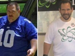 Scott Santarlas przed swoją 250-kilogramową utratą wagi i po.